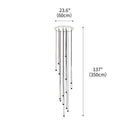 Slender Cone Chandelier