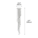 Slender Cone Chandelier