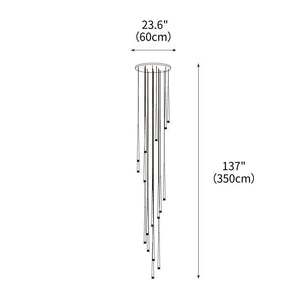 Slender Cone Chandelier