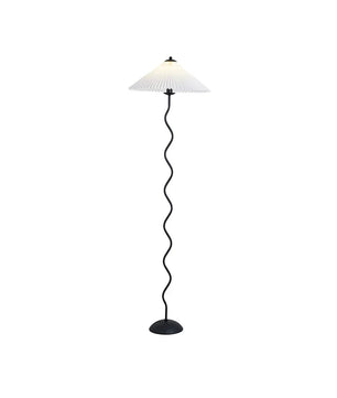 Wiggly Pleated Floor Lamp