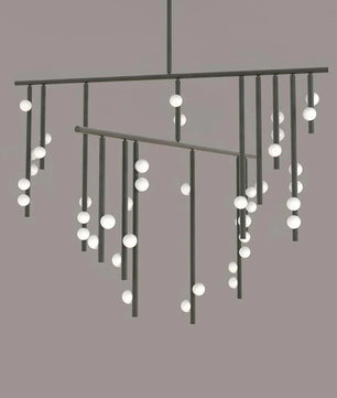 Luminous Cascade Chandelier
