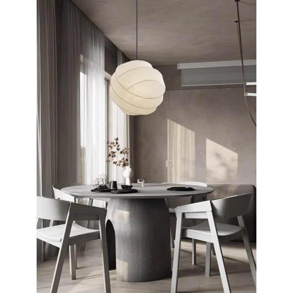 Wabi-Sabi Fiber Cocoon Pendant Lamp M400