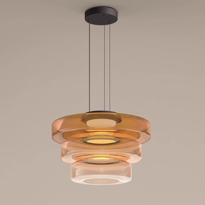 Nordic postmodern creative glass pendant light