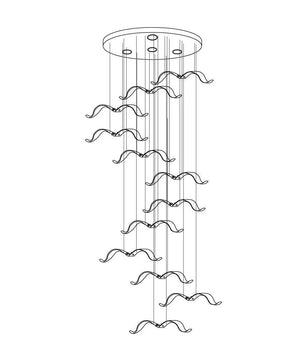 Large Seagull Chandelier