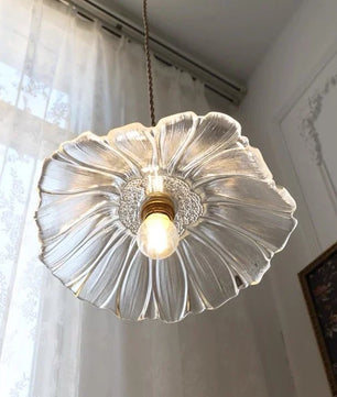 Tiffany Lotus Glass Pendant Light for Living Room S08