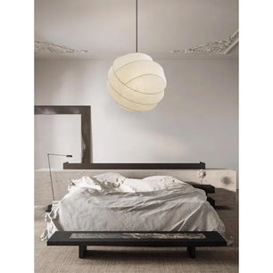 Wabi-Sabi Fiber Cocoon Pendant Lamp M400