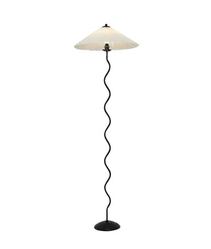 Wiggly Pleated Floor Lamp