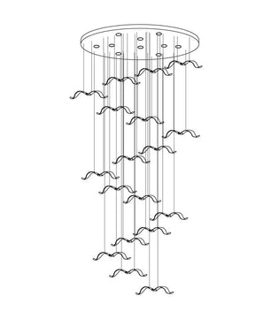 Large Seagull Chandelier