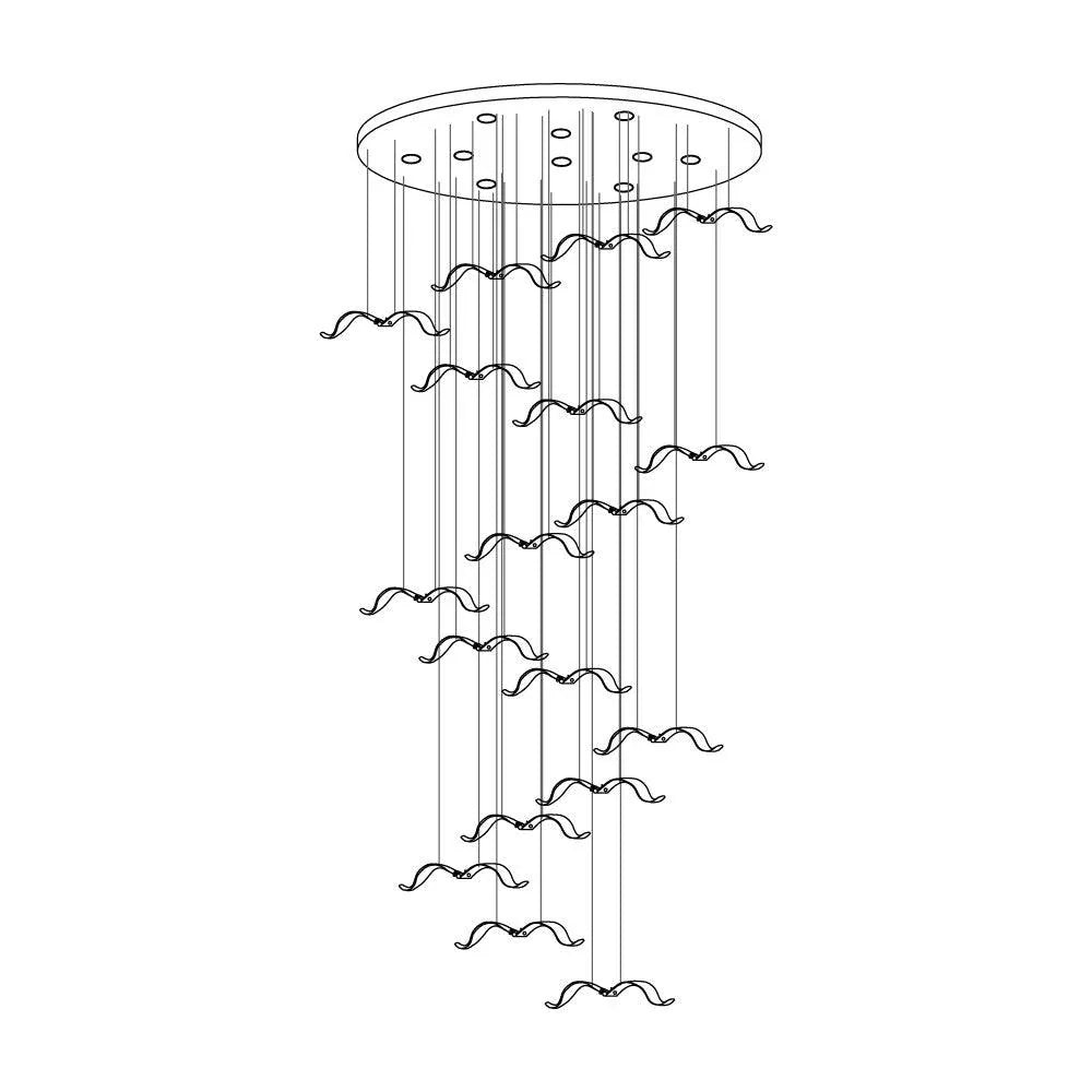 Large Seagull Chandelier