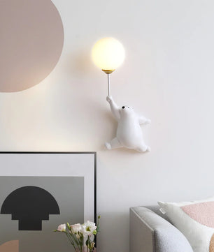 Bear Balloon Wall Lamp