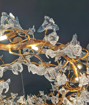 Hibiscus Flower Chandelier