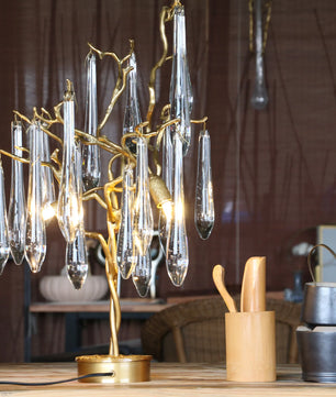 Aqua Willow Table Lamp