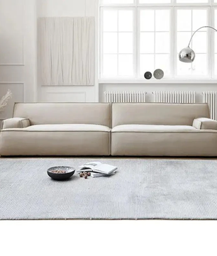 Minimalist Vertical Upholstered Sofa