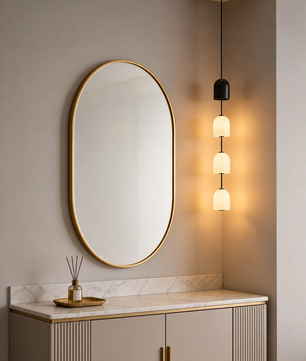 Perla Stacked Glass Pendant Light