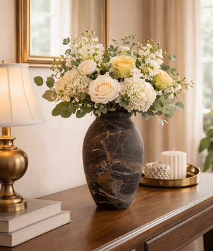 The Marquina Monolithic Stone Vessel