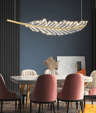 Modern Leaf Shaped Chandelier
