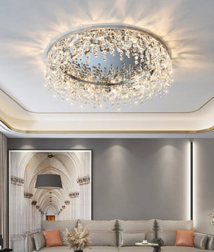 Raindrop Crystal Ceiling Light