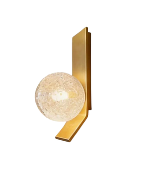 Cristallo Crackle Glass Wall Sconce