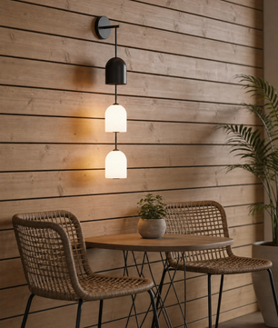 Perla Stacked Glass Sconces