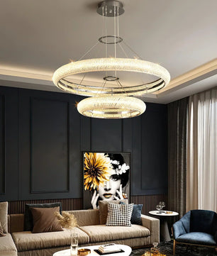 Asscher Ring Chandelier