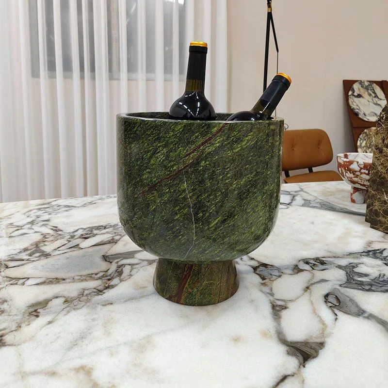 The Verde Guatemala Marble Centerpiece Bowl