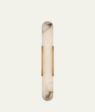 Stelo Alabaster Elongated Wall Sconce