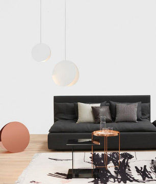 Crimson Circular Pendant Light