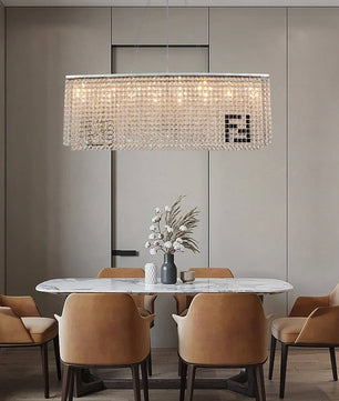 Liliana Rectangle Crystal Chandelier