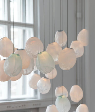 Liquid Glass Stone Pendant Light