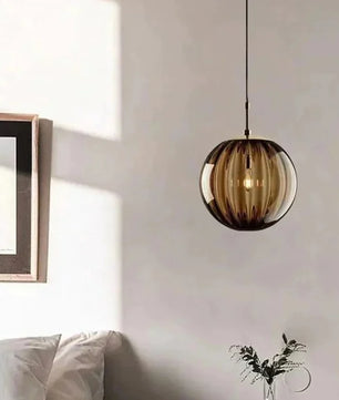 Nordic Water Pattern Glass Ball Pendant Light S96