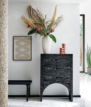 Tivoli Graduated Travertine Votive