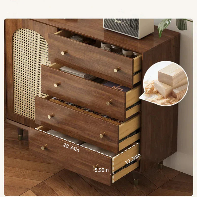 Modern Rattan Storage