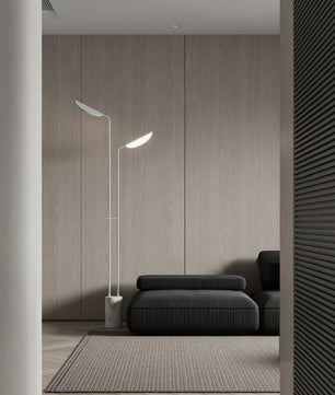 Filo Floor Lamp – Modern Artistic Glass Bead Standing Lamp for Living Room, Black & White
