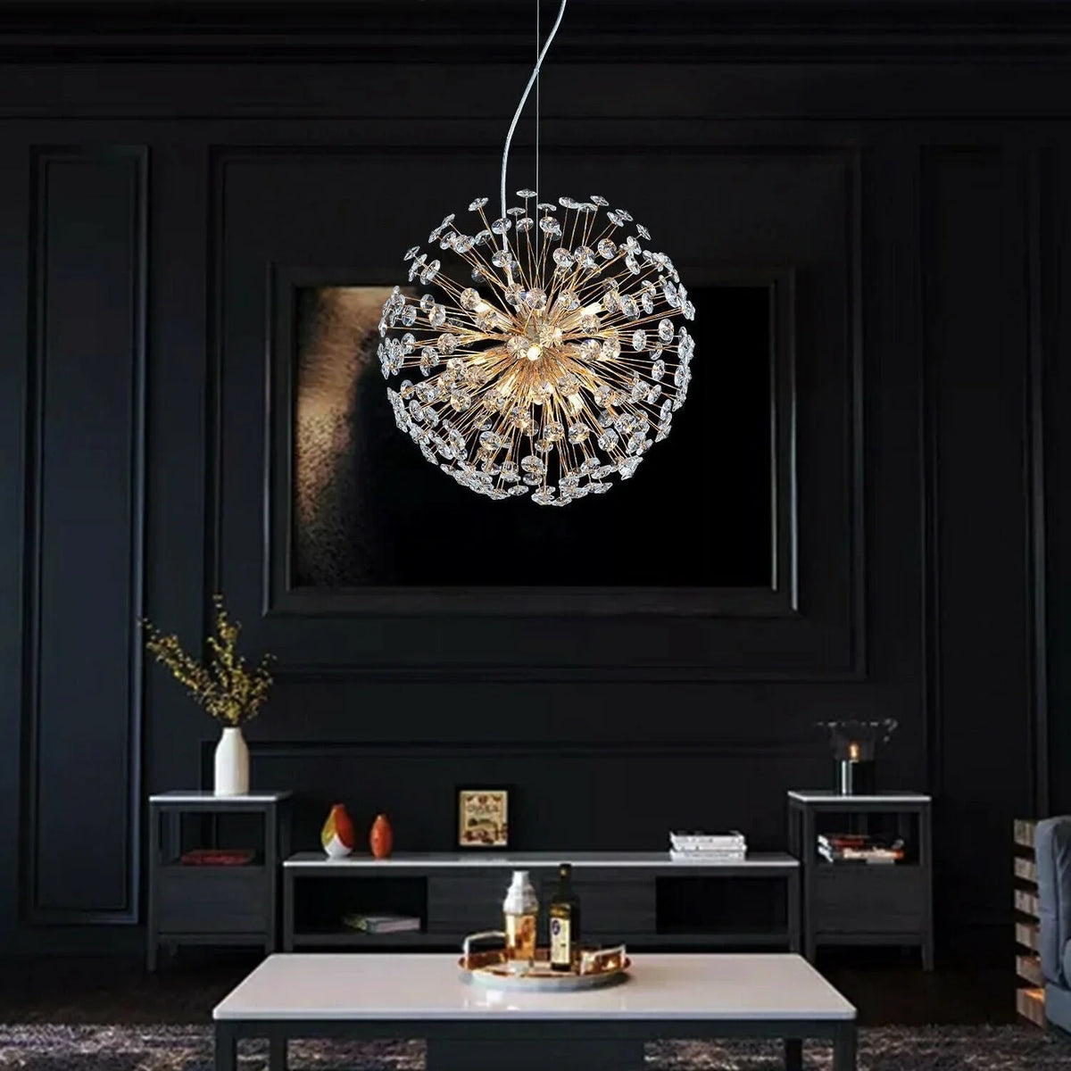 Crystal Dandelion Chandelier