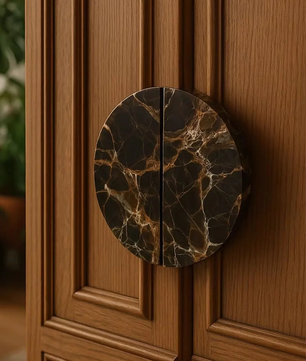The Dark Emperador Marble Handle