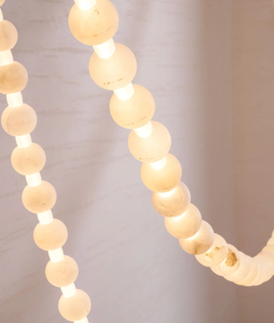 Alabaster Bead Multi-point Pendant Light