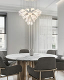 Glass Lotus Chandelier