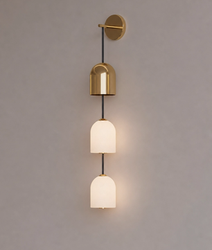 Perla Stacked Glass Sconces
