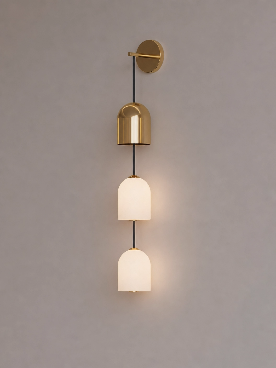 Perla Stacked Glass Sconces