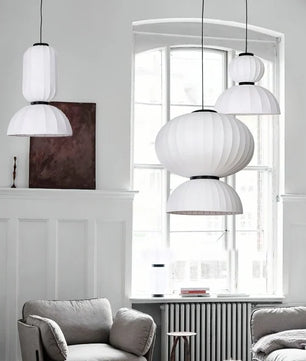Mulberry Silk Lantern Pendant Light M433