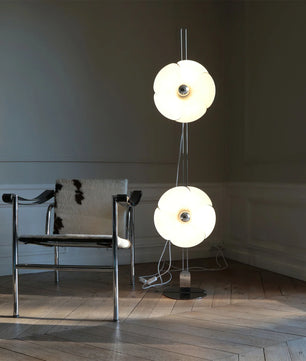 Flower Silver Floor Lamp
