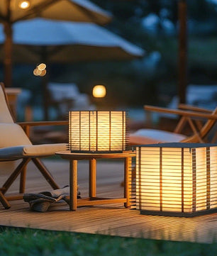 Dojo Lantern Outdoor Lamp With Solar Panel