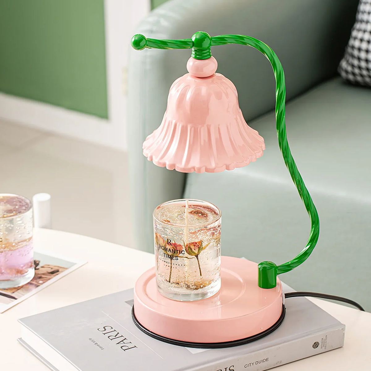 Pink Candle Warmer Lamp