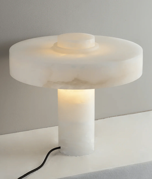 Natural Alabaster E26 Table Lamp