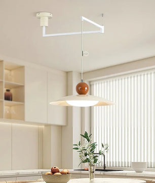 Nordic Flying Saucer Swing Arm Movable Pendant Light M111