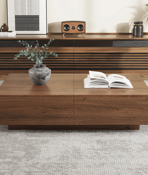 Minimalist Sliding Coffee Table