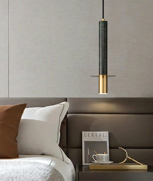 Marble Cylinder Pendant Light