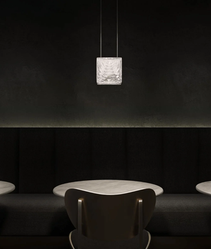 Square Multi Crystal Chandelier