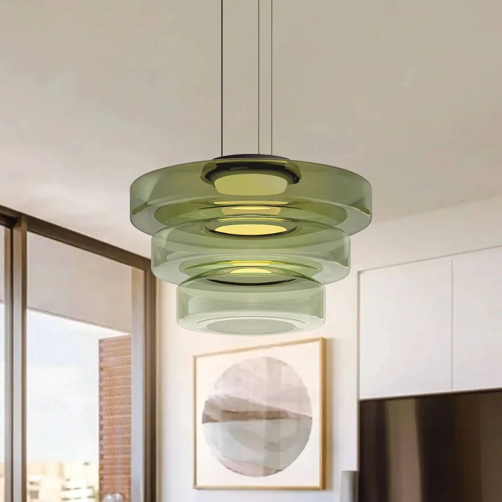 Nordic postmodern creative glass pendant light