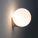 Minimalist Geometric Glass Globe Wall Lamp